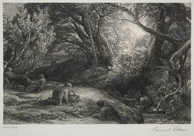 Livets morgen, 1860-1861. av Samuel Palmer