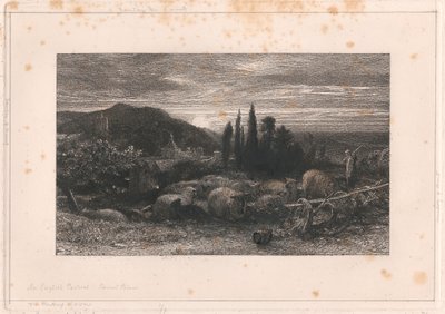 Den stigende månen av Samuel Palmer