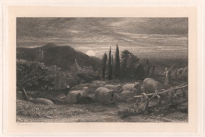 Den stigende månen av Samuel Palmer