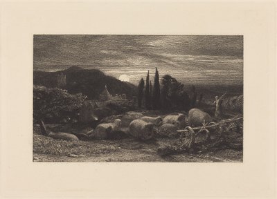 Den stigende månen, eller En engelsk pastoral av Samuel Palmer