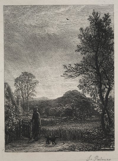 The Skylark, 1850. av Samuel Palmer