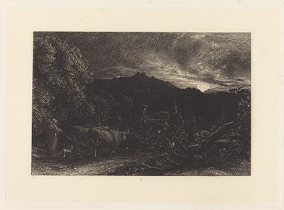 Den slitne plogmannen av Samuel Palmer
