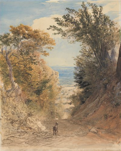 Utsikt fra Rook's Hill, Kent av Samuel Palmer