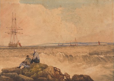 Kystscene av Samuel Prout