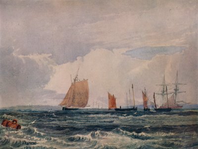 Utenfor Plymouth, c1827 av Samuel Prout