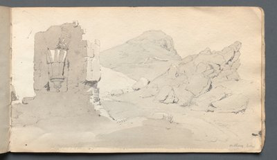 Skissebok: Ruin, 1814. av Samuel Prout