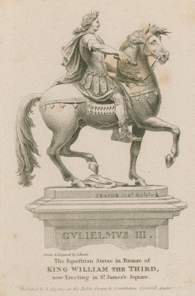 Rytterstatue av kong Vilhelm III av Samuel Rawle