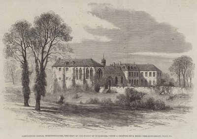 Hartlebury Castle, Worcestershire, sete for biskopen av Worcester av Samuel Read