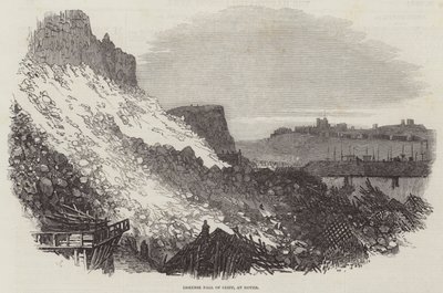 Enorme Fall of Cliff, ved Dover av Samuel Read