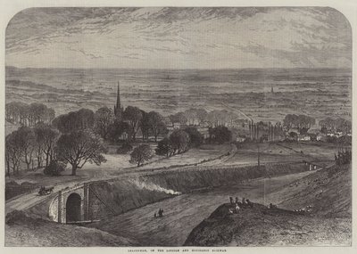 Leadenham, på Lincoln og Honington Railway av Samuel Read