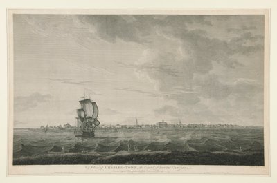 Utsikt over Charles-town, hovedstaden i South Carolina av Samuel Smith