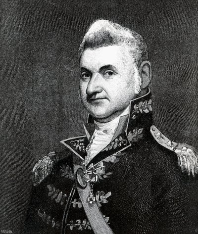 Portrett av Henry Dearborn (1751-1829) (gravering) av Samuel Smith Kilburn