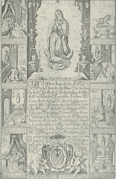 Avlat for donasjon av almisse til bygging av en kirke til th..., 1608 faksimile 1930-40. av Samuel Stradanus