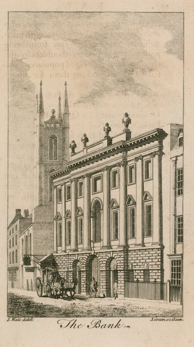 Bank of England, George Sampsons bygning, 1734 av Samuel Wale