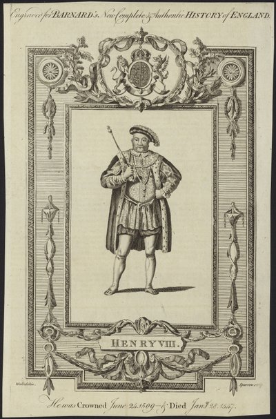 Kong Henry VIII av England av Samuel Wale