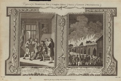London-brannene i 1666 og 1758 av Samuel Wale
