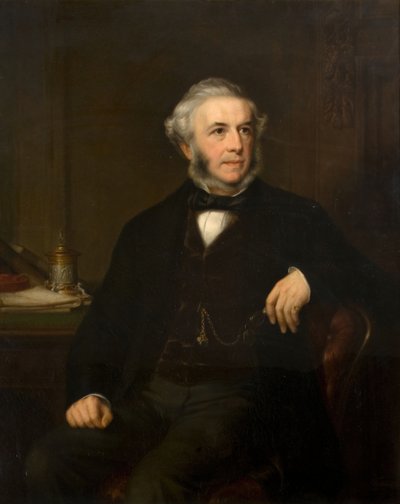 Portrett av George Richards Elkington 1800-1865, 1865. av Samuel West