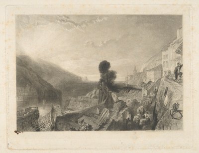 Dartmouth, ved elven Dart av Samuel William Reynolds