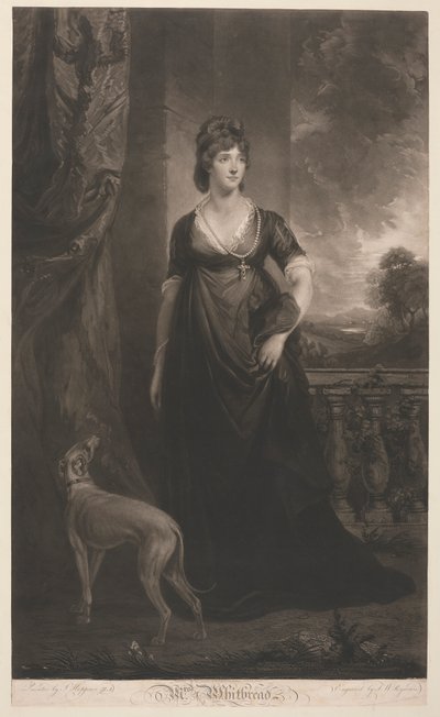 Mrs. Whitbread av Samuel William Reynolds