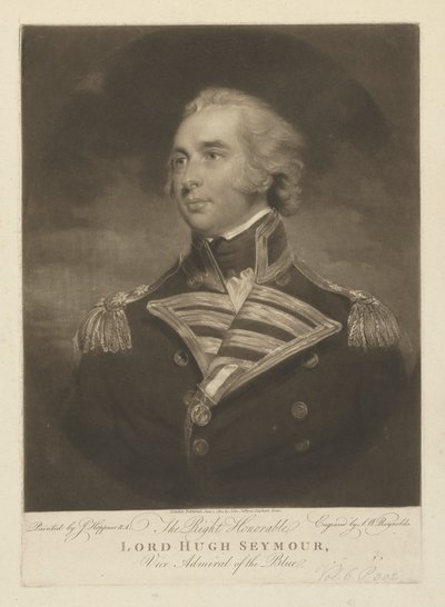 Viseadmiral Lord Hugh Seymour av Samuel William Reynolds