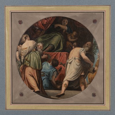 Takrundell (olje på papir) av Samuel Woodforde