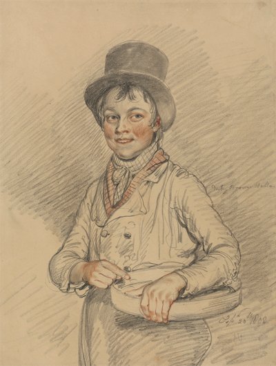 En gutt med en kurv av Samuel de Wilde