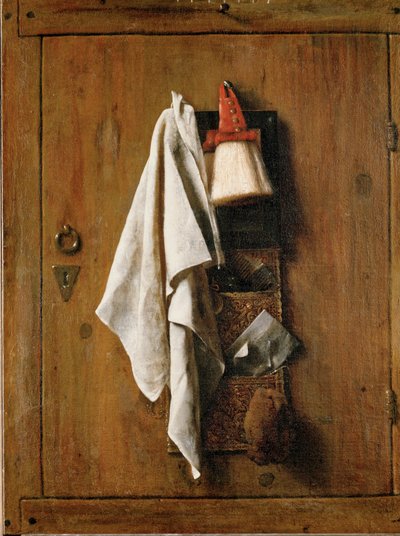 Trompe l#39;oeil (olje på lerret) av Samuel van Hoogstraten