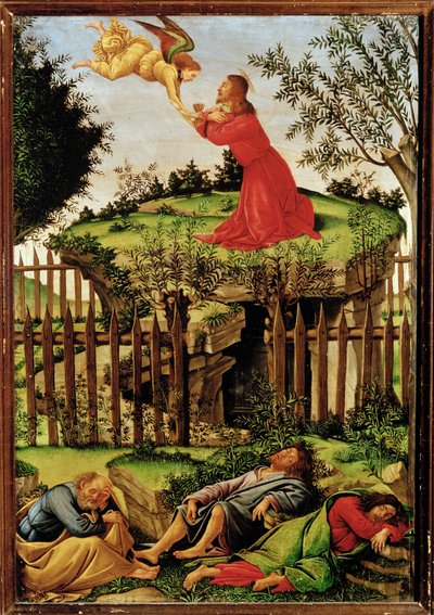 Christus betet im Garten Gethsemane von Sandro (1444/5-1510) Botticelli