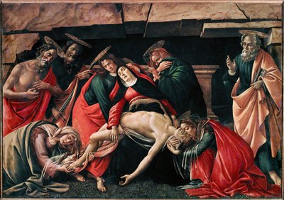 Klage. Pappel von Sandro (1444/5-1510) Botticelli