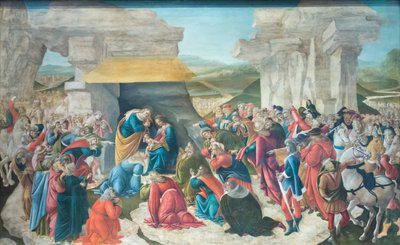 Tilbedelse av magiene av Sandro Botticelli