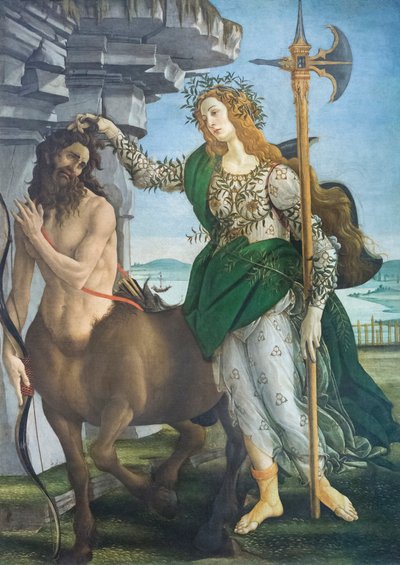 Pallas og kentauren av Sandro Botticelli