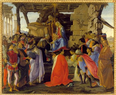Tilbedelsen av magiene av Sandro Botticelli