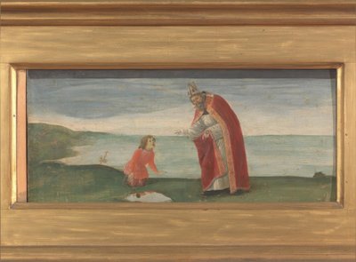 Saint Augustine og gutten på stranden av Sandro Botticelli