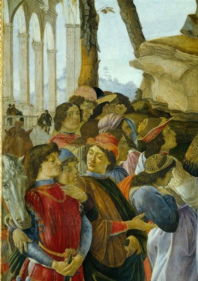 Tilbedelse av magiene av Sandro Botticelli
