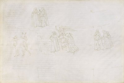 Tegninger til Dantes «Den guddommelige komedie» (Purgatorio 17) av Sandro Botticelli