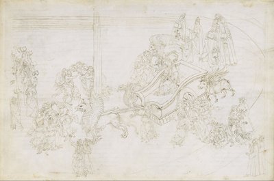 Tegninger til Dantes «Den guddommelige komedie» (Purgatorio 31) av Sandro Botticelli