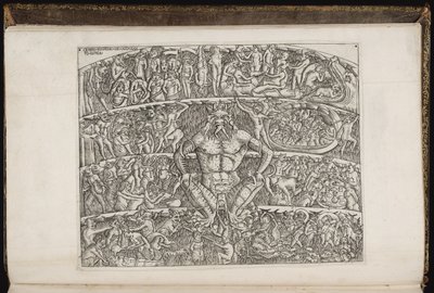 Illustrasjon for Dantes Inferno av Sandro Botticelli