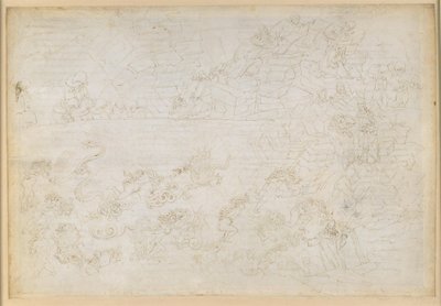 La Divina Commedia, Inferno XXIV. Vergil og Dante i helvetes åttende sirkel (Malebolge), 7. bolgia: Straffen for tyver og røvere; Vanni Fuccis profetier av Sandro Botticelli