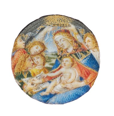 Madonna of the Magnificat, Firenze, slutten av 1400-tallet - begynnelsen av 1500-tallet av Sandro Botticelli