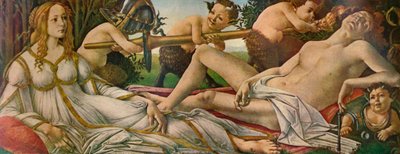 Mars og Venus, c1485, 1911 av Sandro Botticelli