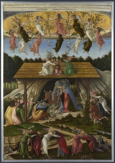 Mystisk fødsel. 1500 av Sandro Botticelli