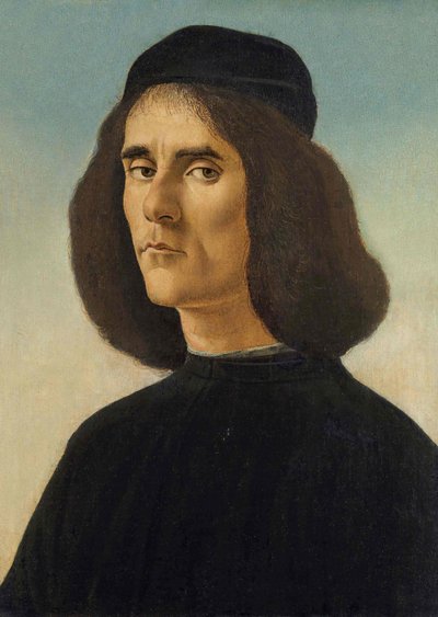 Portrett av Michael Tarchaniota Marullus, ca. 1500 av Sandro Botticelli