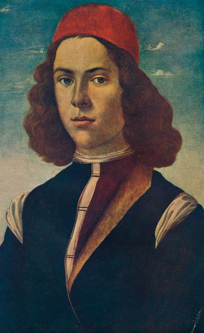 Portrett av en ung florentinsk adelsmann, 1400-tallet, 1907 av Sandro Botticelli