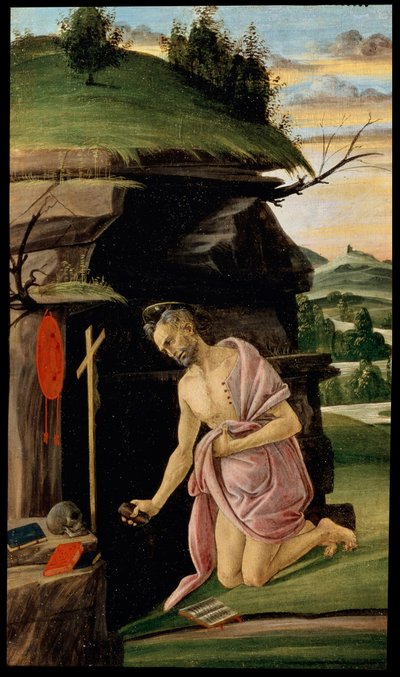 Saint Hieronymus, mellom 1498 og 1505 av Sandro Botticelli