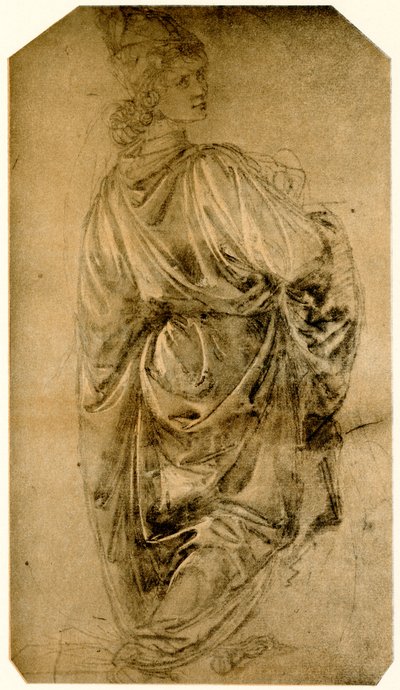 Studie av en ung mann av Sandro Botticelli