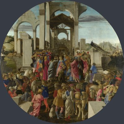 Kongenes tilbedelse, ca 1470-1475 av Sandro Botticelli