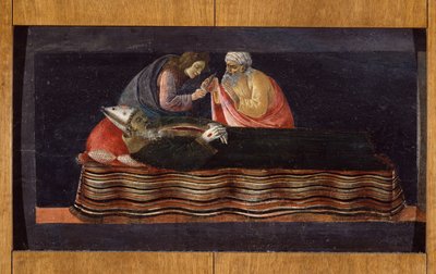 Utvinningen av hjertet til St. Ignatius fra altertavlen til St. Barnabas av Sandro Botticelli