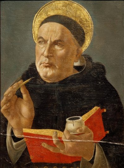 Thomas Aquinas. av Sandro Botticelli