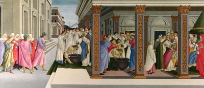 Three Miracles of Saint Zenobius, ca. 1500 av Sandro Botticelli