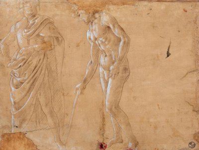 To figurstudier av Sandro Botticelli